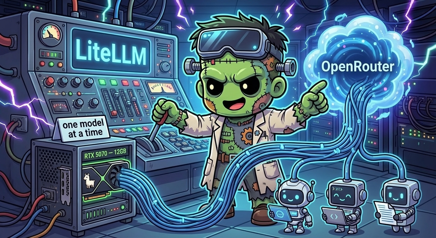 Local Inference — Ollama, LiteLLM, and OpenRouter