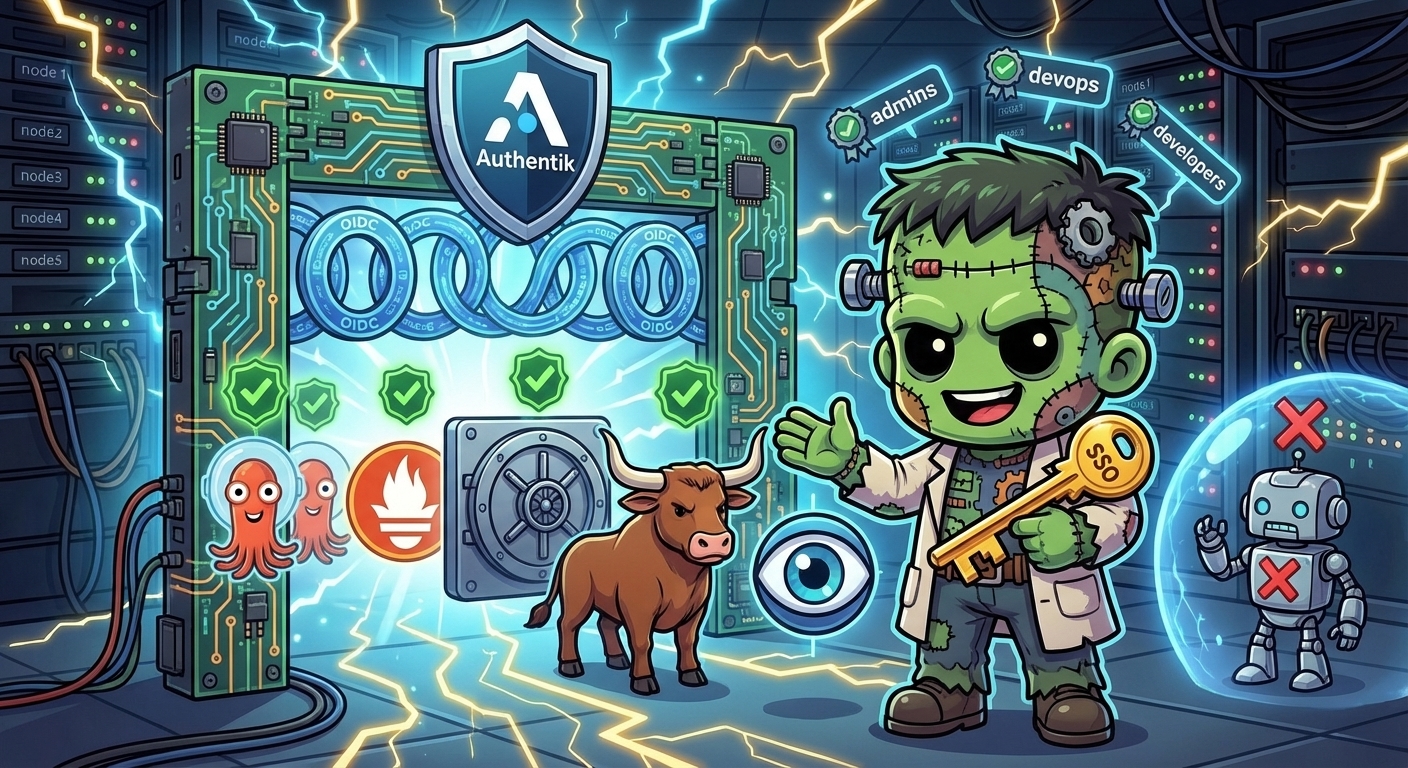 Unified Auth — Authentik SSO for the Entire Cluster