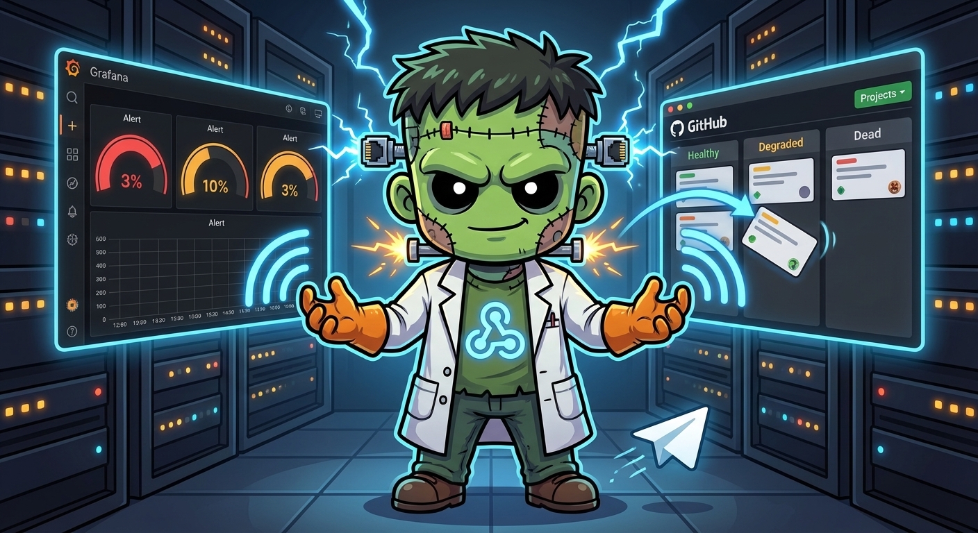 Health Bridge — Closing the Loop from Grafana Alerts to GitHub Issues