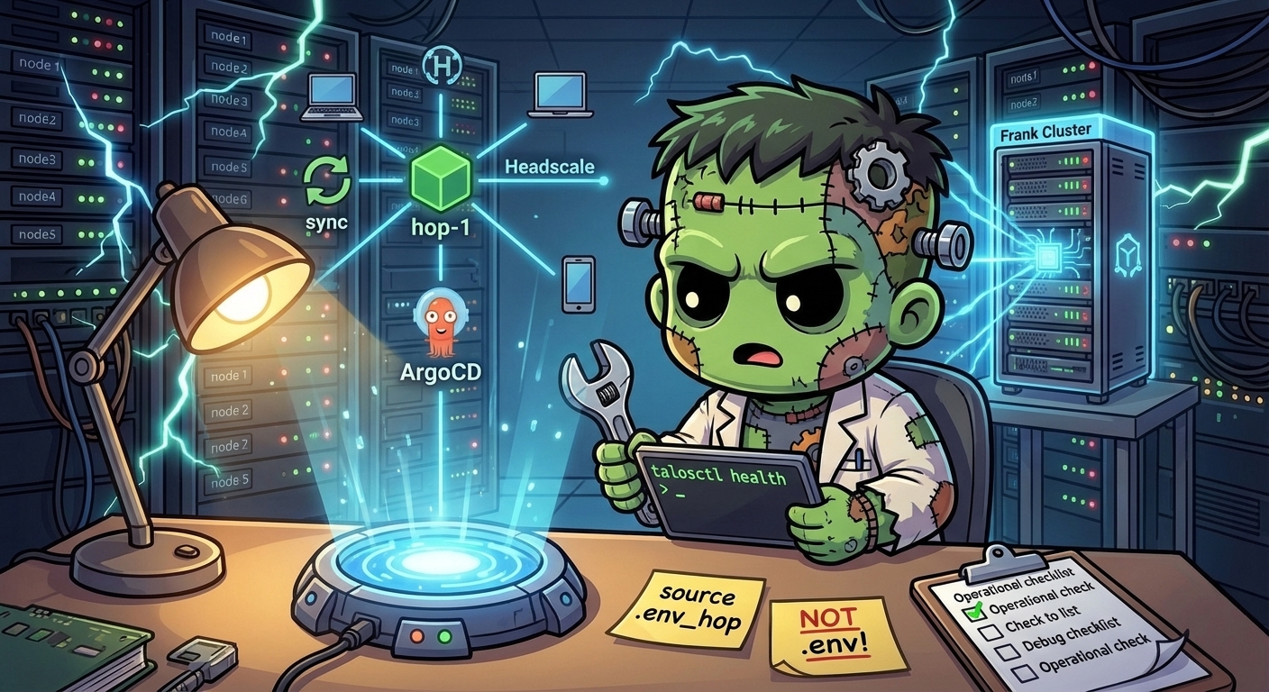 Operating on Hop — Single-Node Talos Edge Cluster