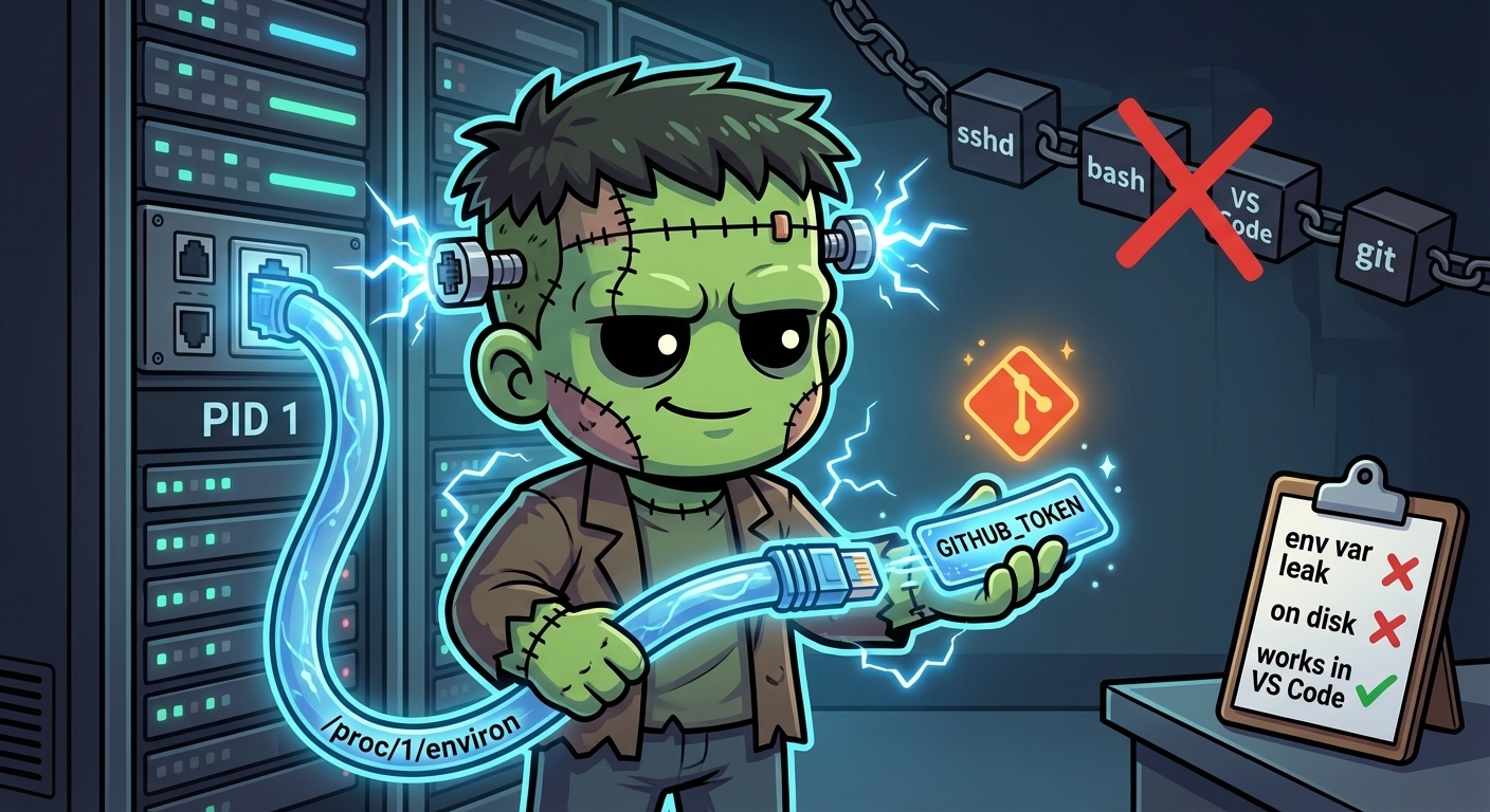 Git Credentials Without a Shell